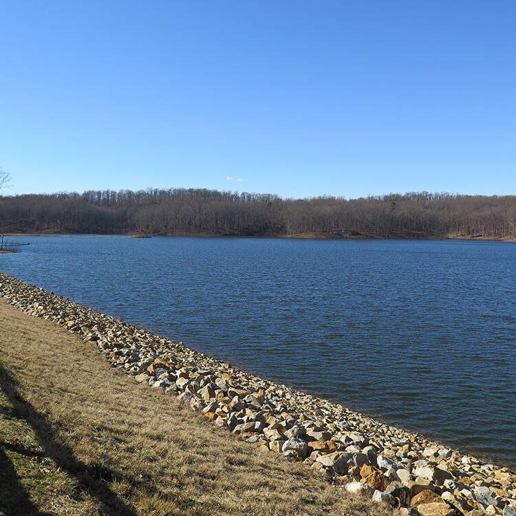 Ragged Mtn Reservoir Full
