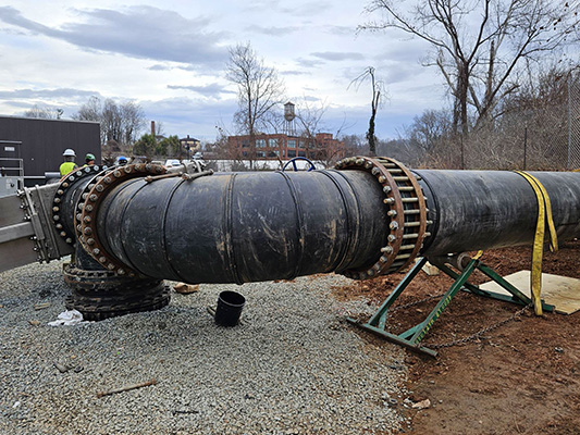 55 million gallons per day pumping bypass pipes 55 million gallons per day pumping bypass pipes