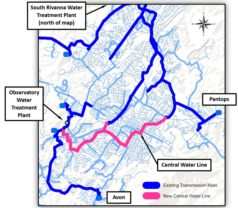 Blue Pink Map