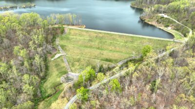 default An image of the 2014 Ragged Mountain Dam during the spring season.