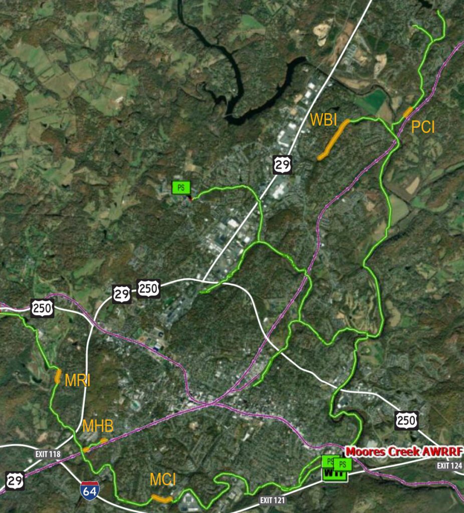 Sewer Interceptor Map