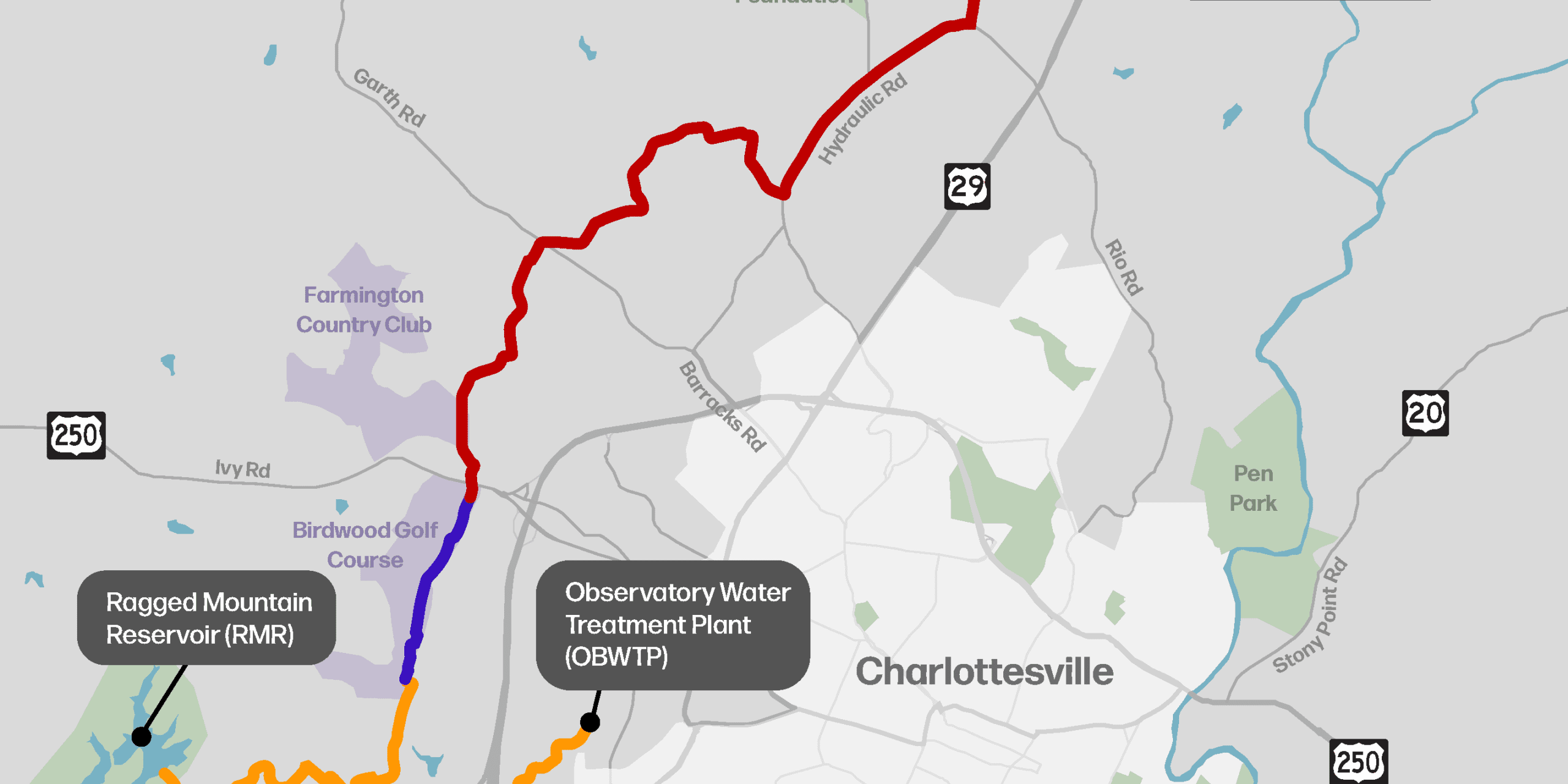 SFRR to RMR Pipeline Map