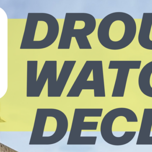Social Media Drought Watch Announcement