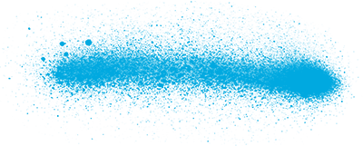 Blue Spray Paint